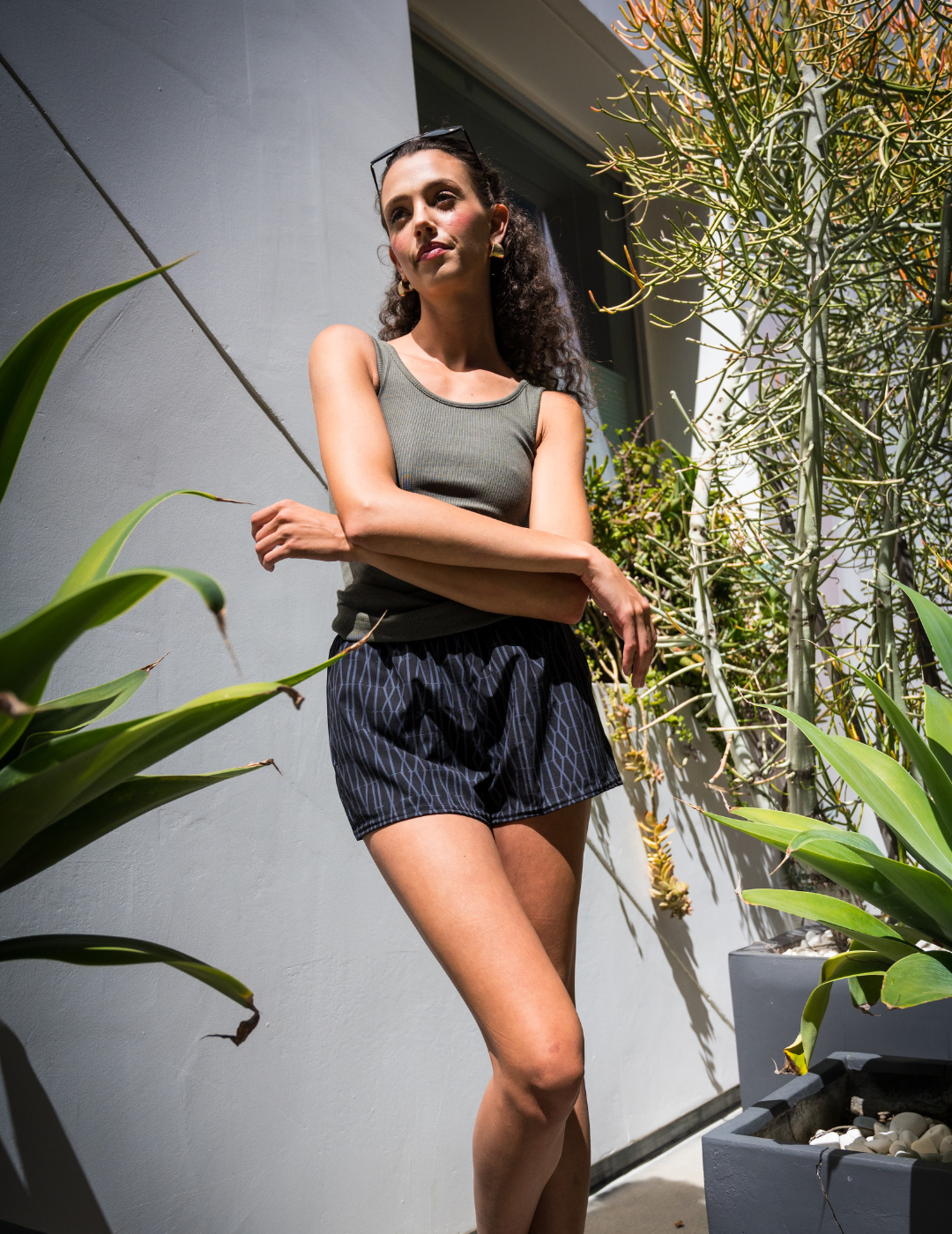 XIVI Printed Boardwalk Shorts