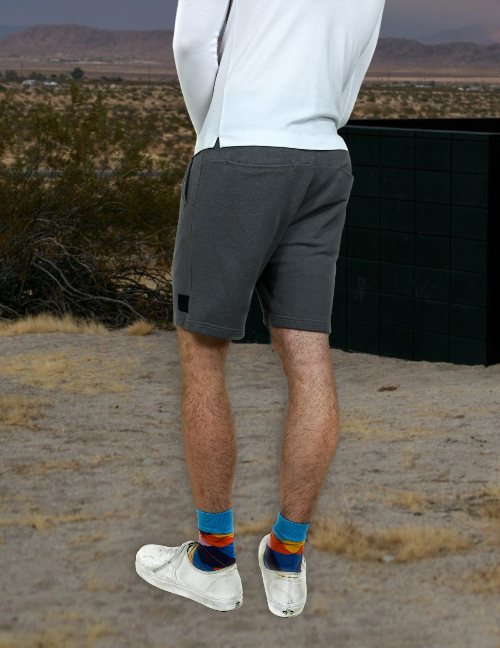 Short, Shorts, Lounge, Comfy, Cozy, Relax, Soft, Eucalyptus blend, Pockets, Logo, Mens, Gender Fluid, Unisex
